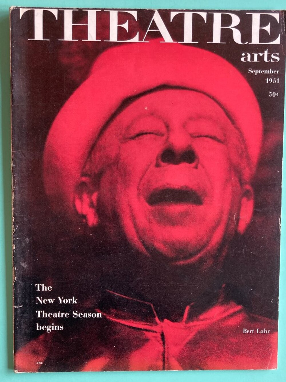 Bert Lahr cover Theatre Arts Magazine 1951 Marlene Dietrich Barbara Bel Geddes